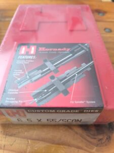 Hornady 6.5x55 die set